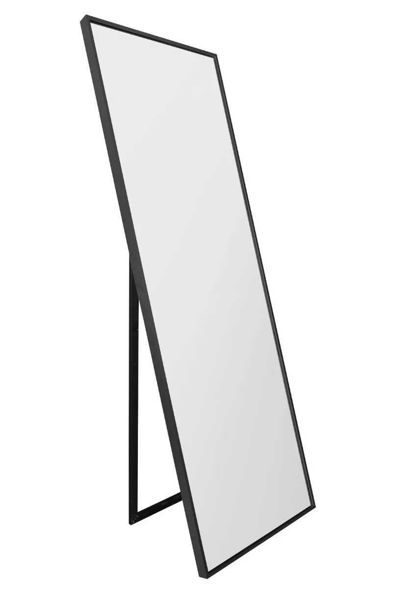 MirrorOutlet Black Aluminium Edged Cheval Mirror 67" X 23" (170CM X 58CM) 5
