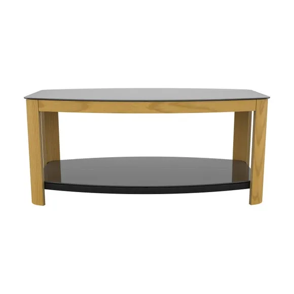 Affinity Real Curved Wood Coffee Table 3