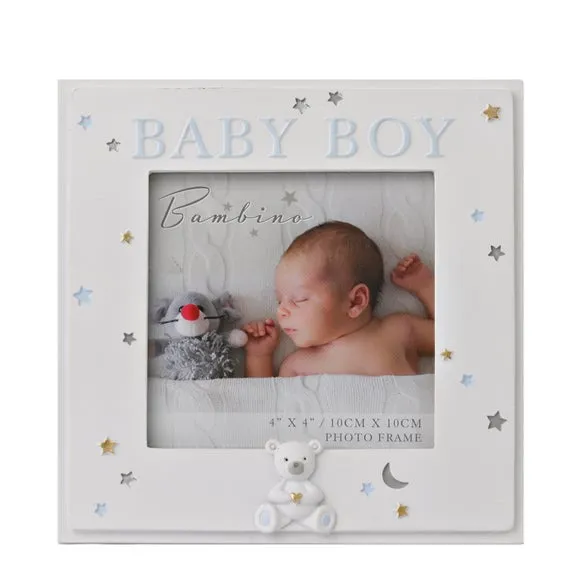 Bambino Resin Baby Boy Photo Frame 2
