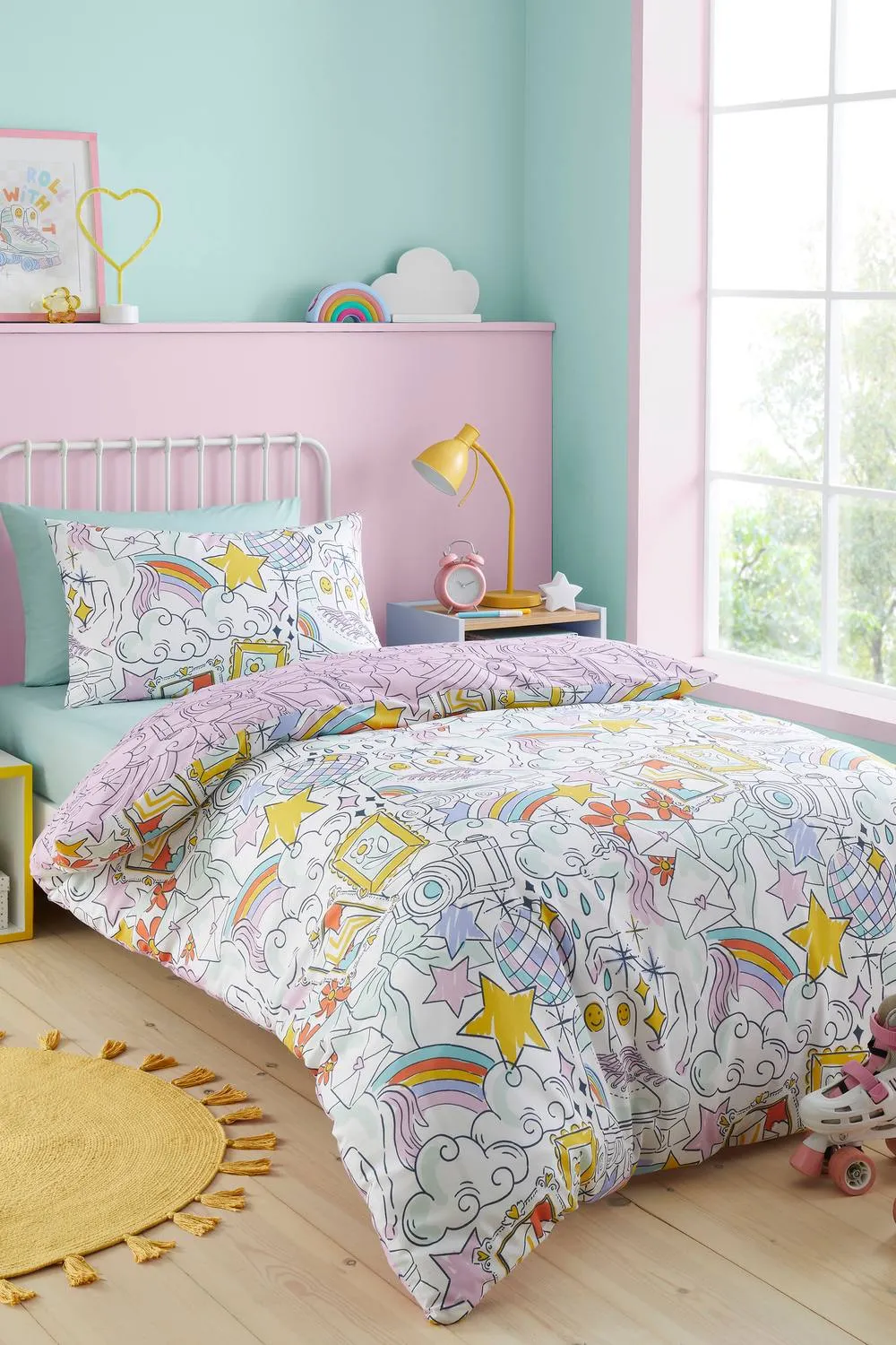 Bedlam Doodle Hobby-Easy Care Single Duvet Cover Set
