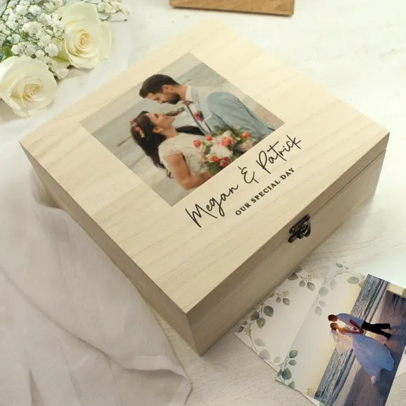 Personalised Photo Wooden Keepsake Box 3