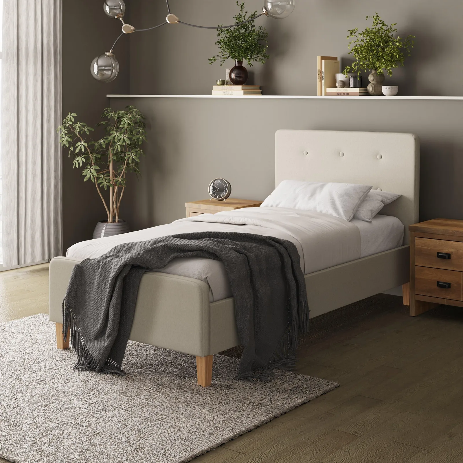 GFW Ashbourne Bed in Natural 1