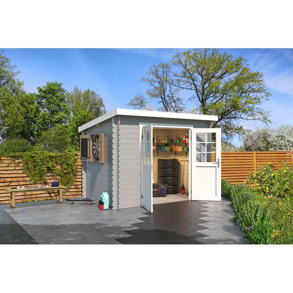 Lasita Maja Ltd San Jose 175-Log Cabin, Garden Room, Home Office L295xW213.1xH210.9 cm in Natural 3