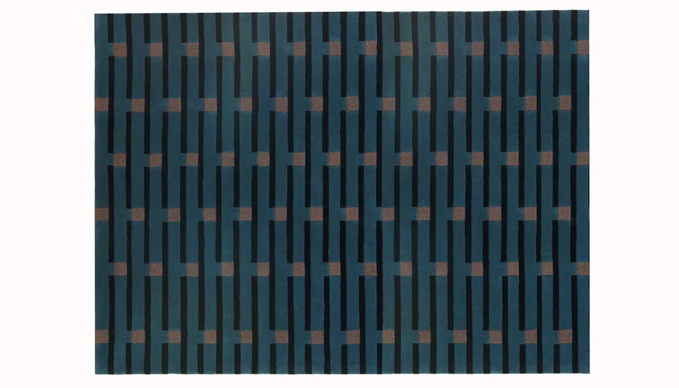 Case Purlin Tufted Rug 200 x 300cm Petrol