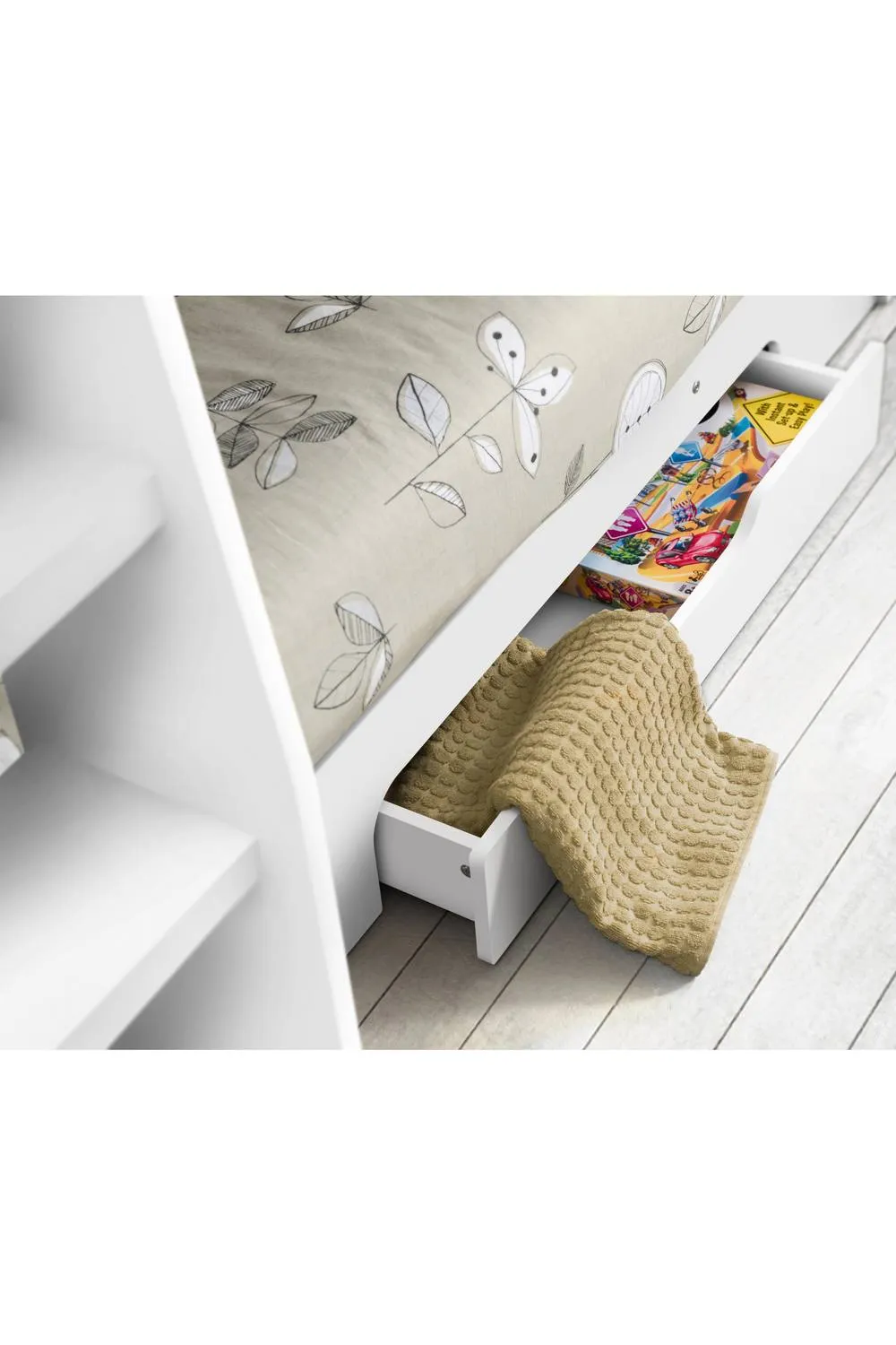Julian Bowen Orion Bunk Bed in White 5