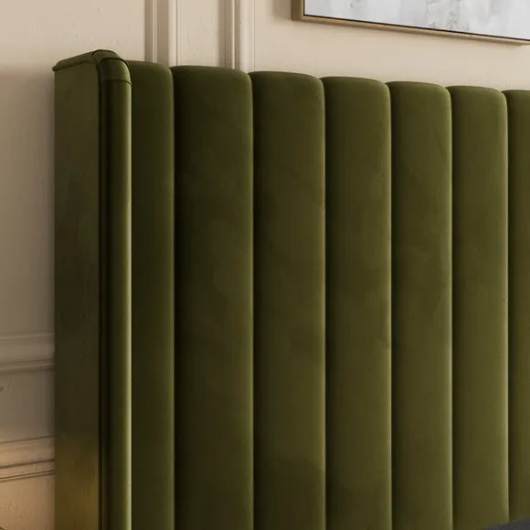 Alara Velvet Bed 5