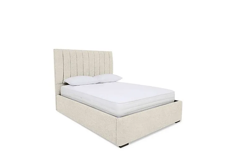 Dickens Ottoman Bed Frame - King Size - Ice Cream