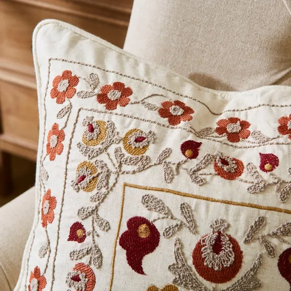 Churchgate Morcott Embroidered Square Cushion 6