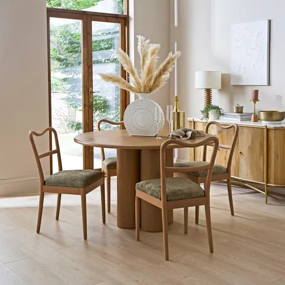 Alora 4 Seater Round Dining Table