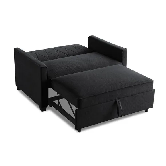 Serviya Fabric Compact Double Sofa Bed 6