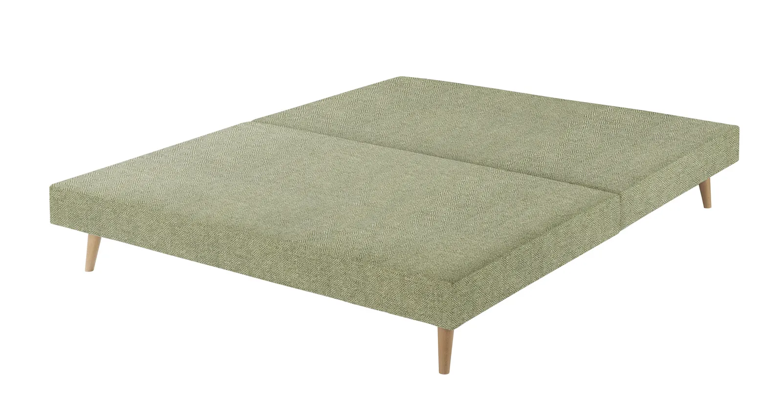 Premium Slim Divan Base, Double - Diamond Onyx