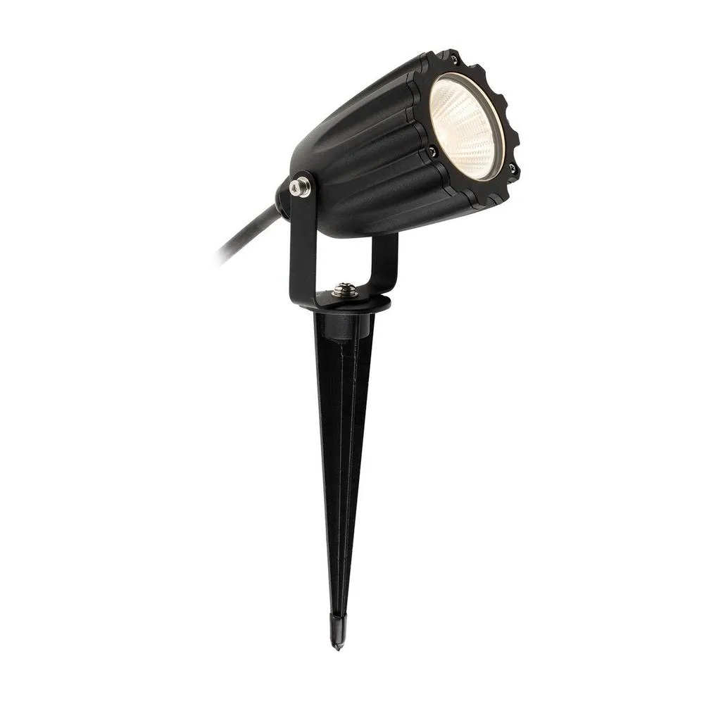 Netlighting Marley LED Wall & Spike Spot Black IP65