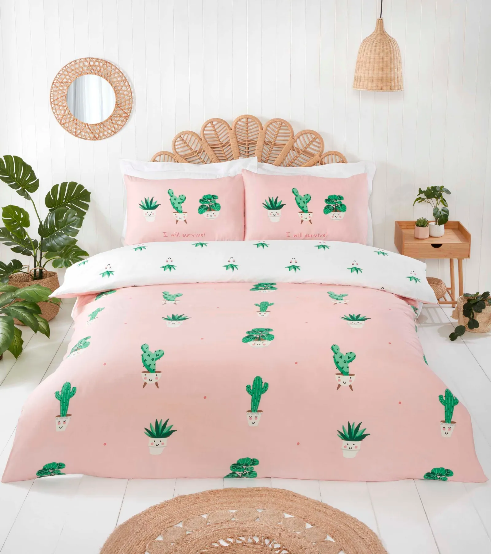 Rapport Home I Will Survive 180 thread Microfibre Duvet Set with Pillowcase