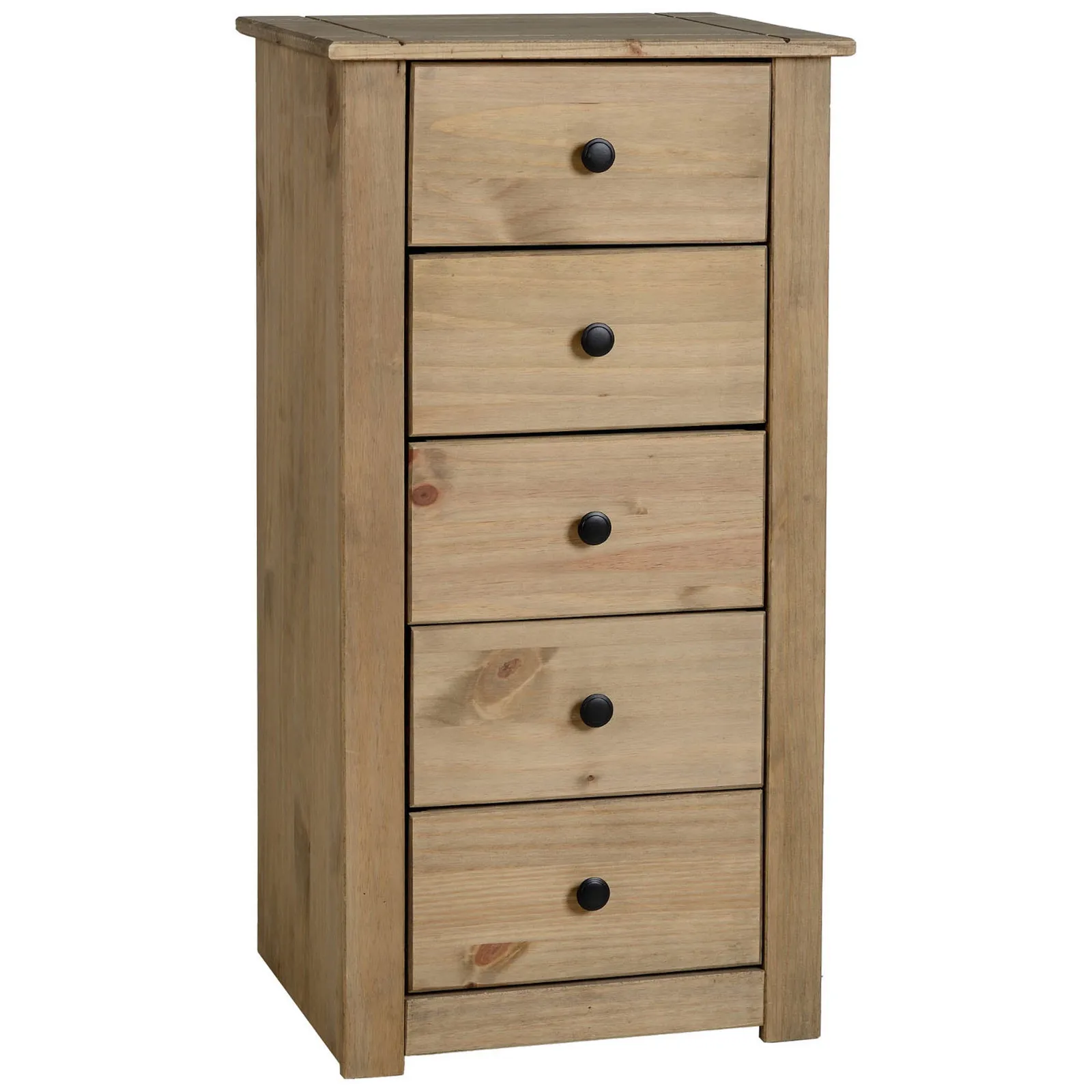 Panama 5 Drawer Chest, Pine