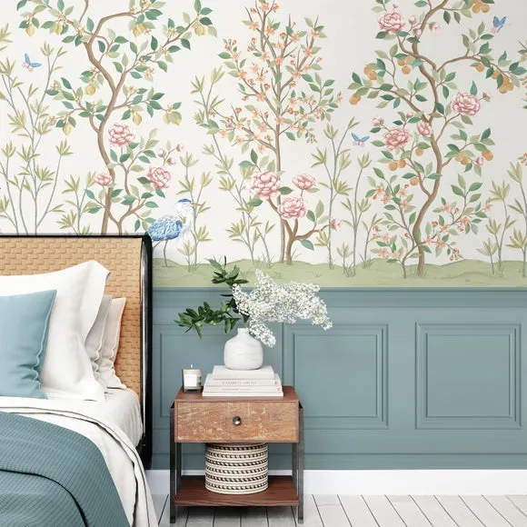 Chinoiserie Panelling Wall Mural 3