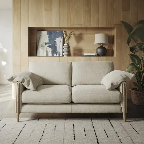 Hector Tonal Plush Chenille 3 Seater Sofa 1