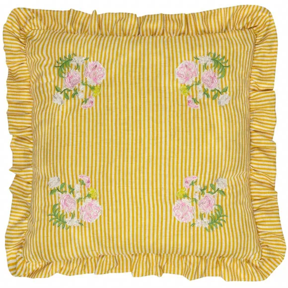 Wylder Martha Ruffle Square Cushion Cover 2