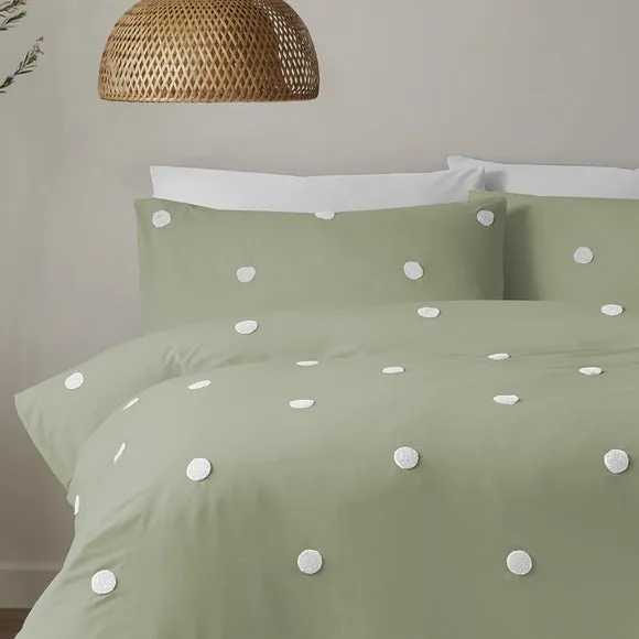 Appletree Dot 100% Cotton Duvet Cover and Pillowcase Set 2