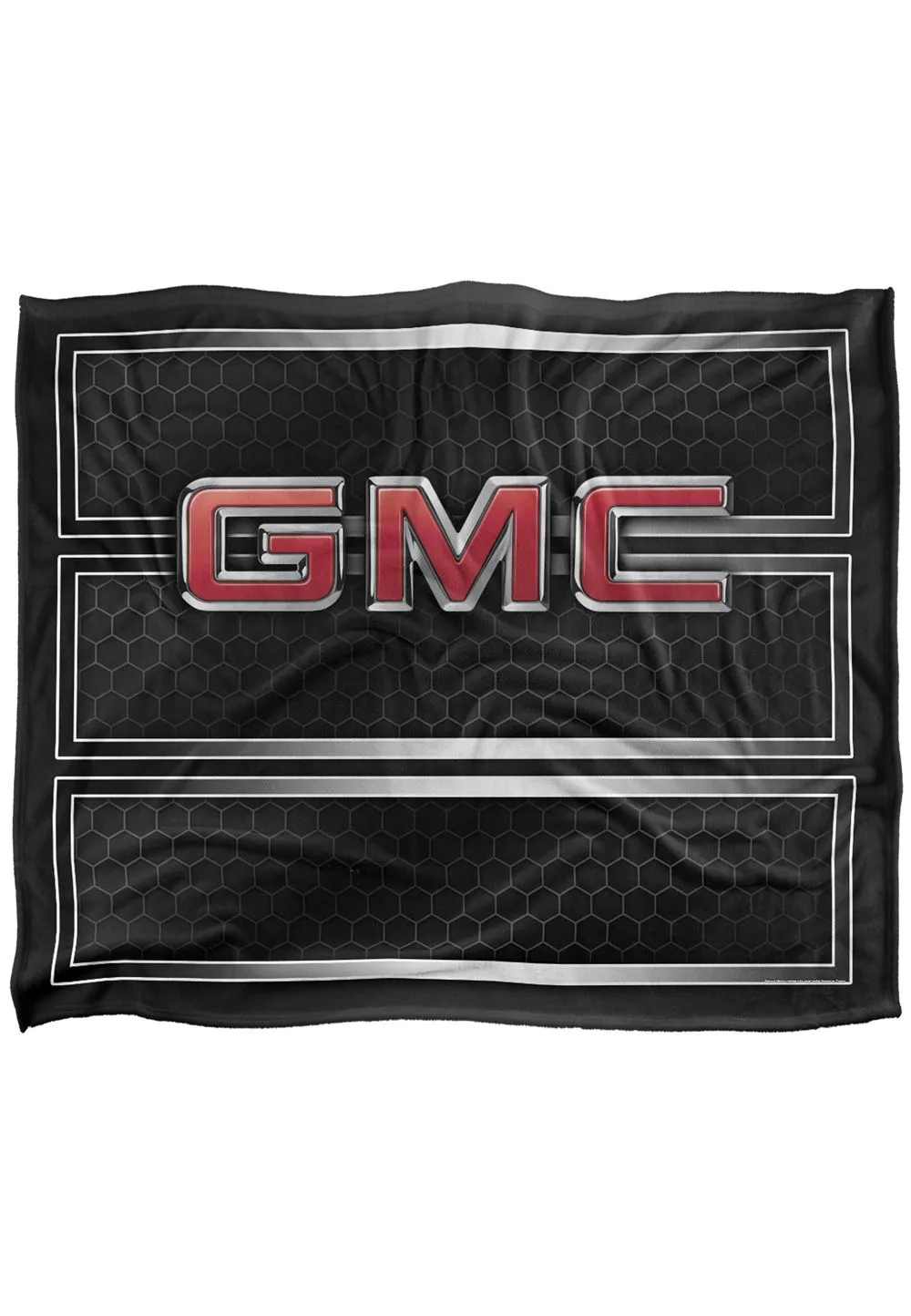 GMC Editors Gmc Front Grill Silky Touch Super Soft Throw Blanket 152 X 127 cm in White