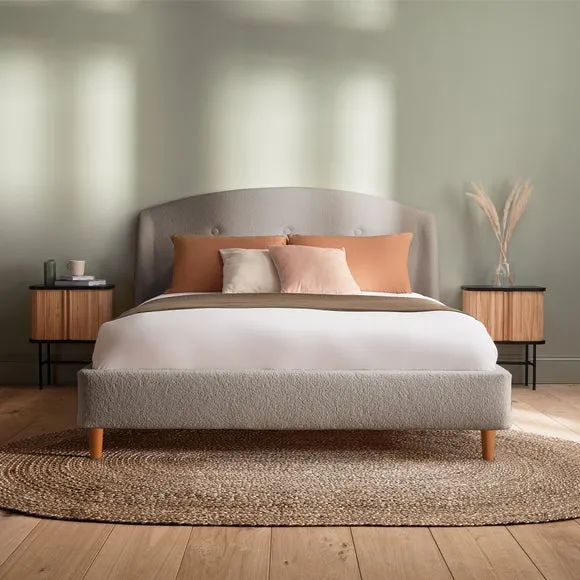 Silentnight Evana Bed Frame, Boucle 1