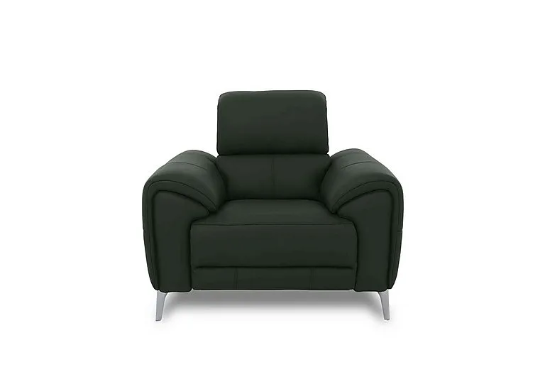 Vino Leather Chair - Oslo Pine