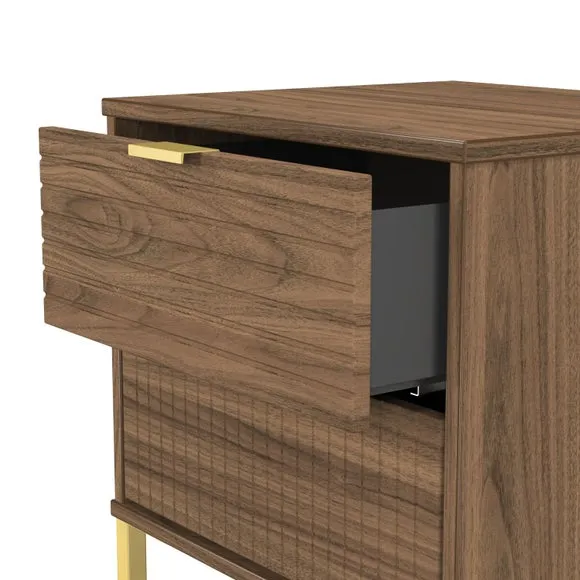 Harborne 2 Drawer Bedside Table 6