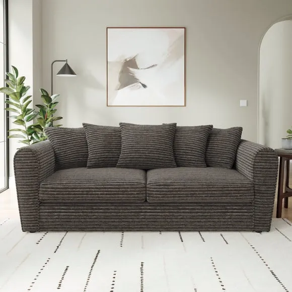 Blake Horizontal Jumbo Cord 3 Seater Sofa