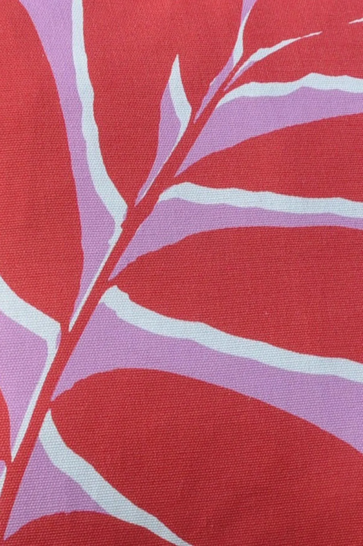 Fusion 'Leaf Print' Water & UV Resistant Filled Cushion in Pink 3