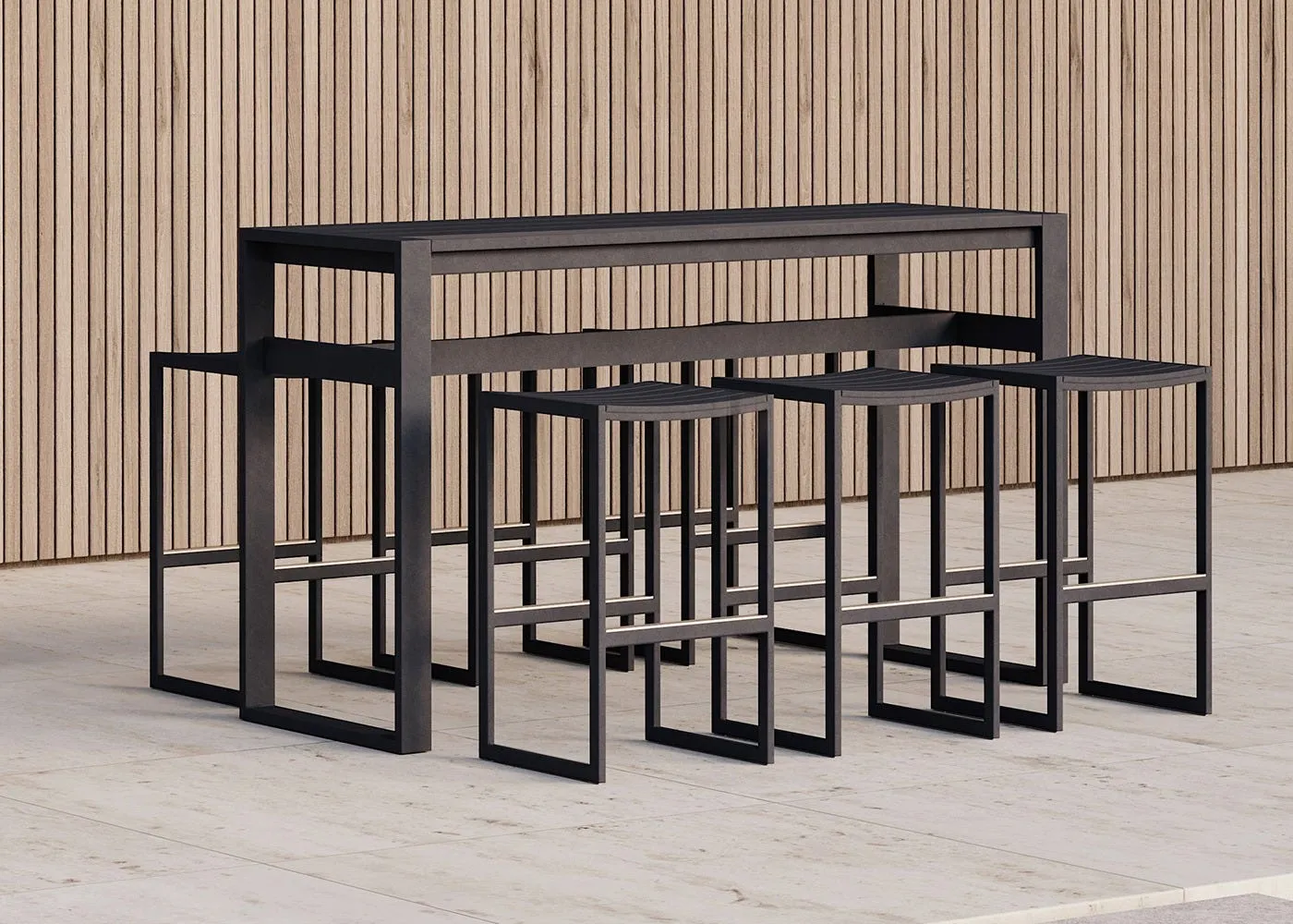 Case Eos Backless Bar Stool Black 3
