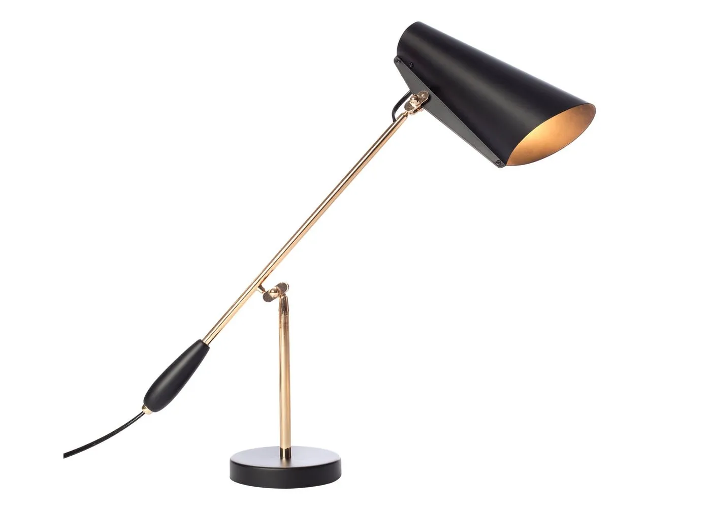 Northern Birdy Table Lamp Black & Gold
