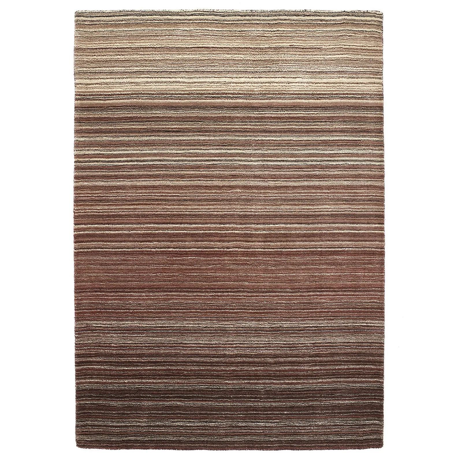 Fine Stripes Rug Brown/Natural