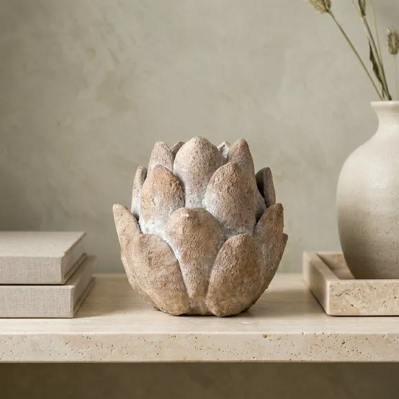 Stone Effect Flower Ornament