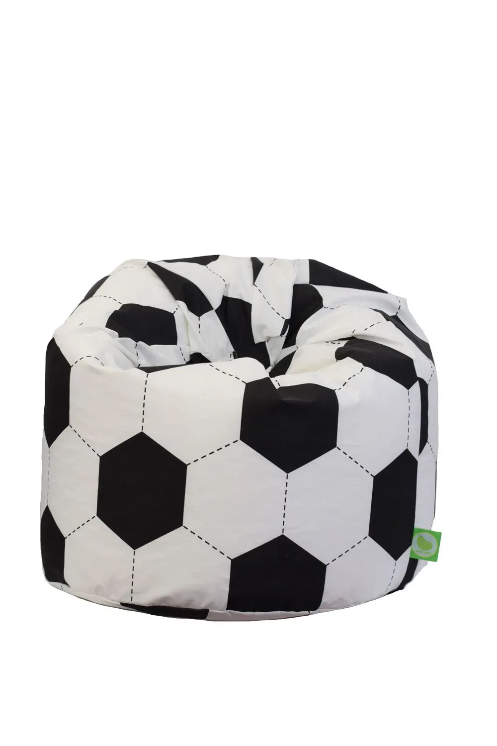 Bean Lazy Cotton Football Bean Bag Large Size in White