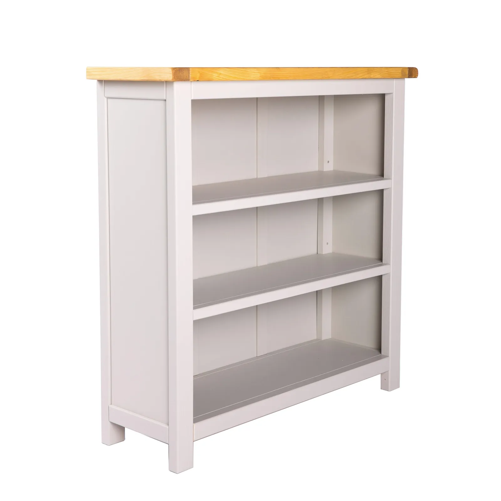 Cabinet Bits Bookcase 90x90x30cm in Light Grey 2