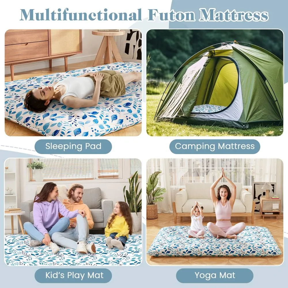 Costway King Size Japanese Floor Mattress Futon Mattress 190x135x10cm 5