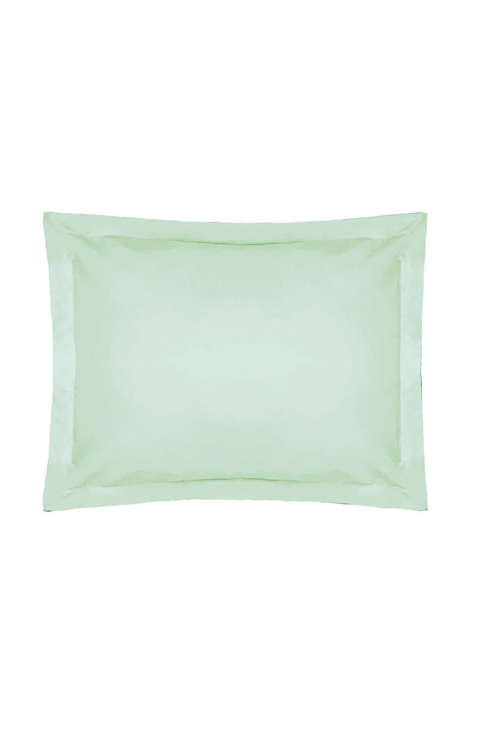 Belledorm Easy Care 200 Thread Count Cotton Polyester Percale Oxford Pillowcase in Pale Green 1