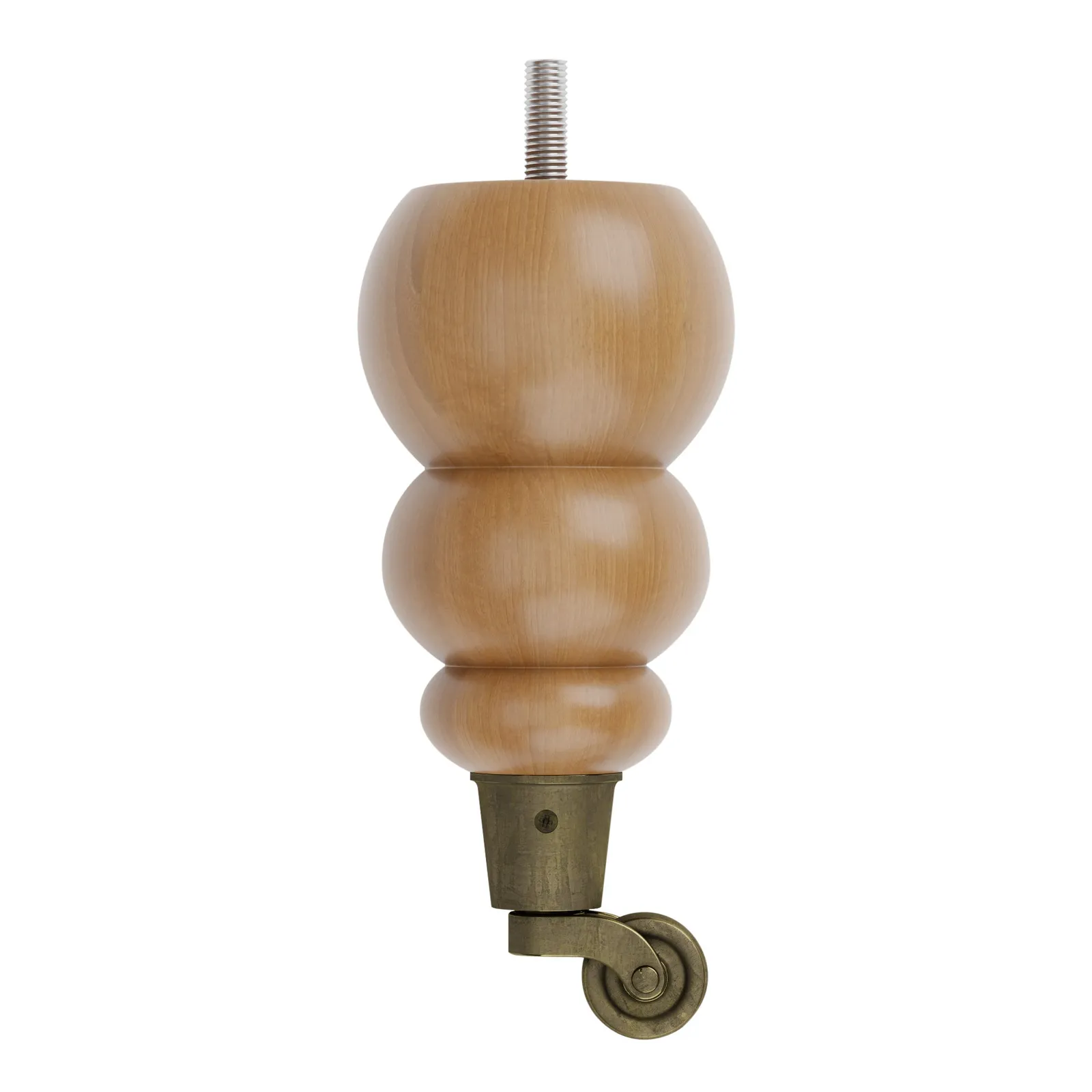 Oswald Set of Castor Legs Light Brown