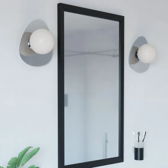 Return - EGLO Castrovido LED Bathroom Wall Light, Chrome
