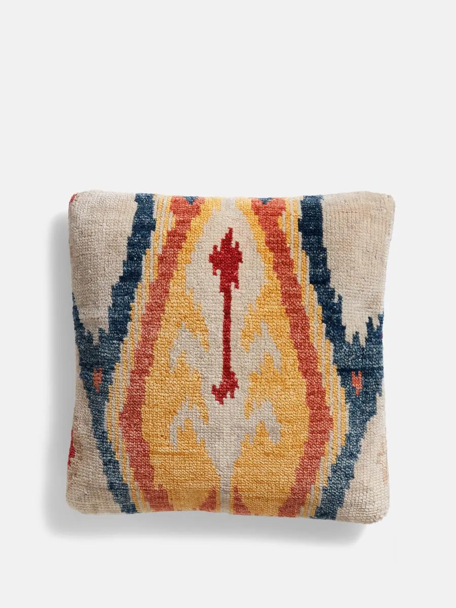 Alderton Square Cushion, Rust