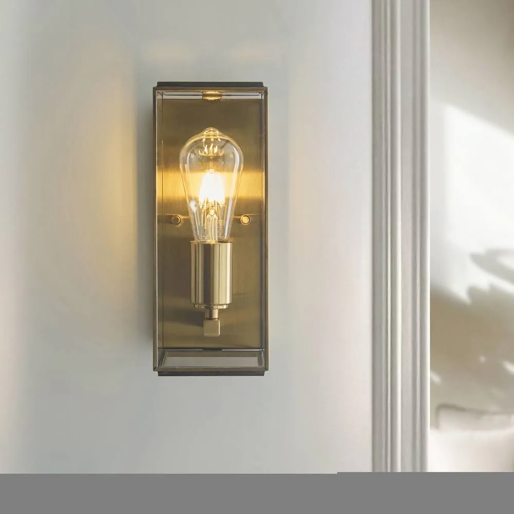 Netlighting Hammond Wall Lamp Antique Brass in Gold 3
