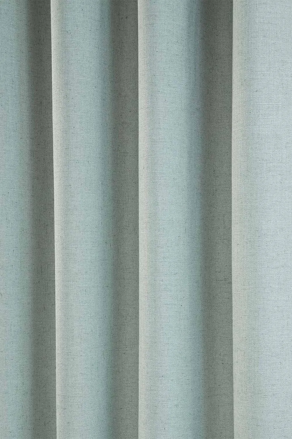 Homescapes Linen Eyelet Lined Curtain Pair in Duck Egg Blue 4