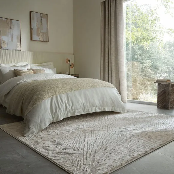 Geo Starburst Sheen Rug 1