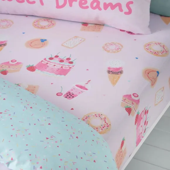 Catherine Lansfield Sweet Treats Fitted Bed Sheet 1