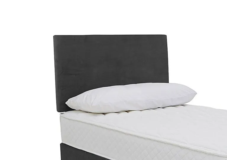 Carbon Strutted Headboard - Single - Luxury Charcoal
