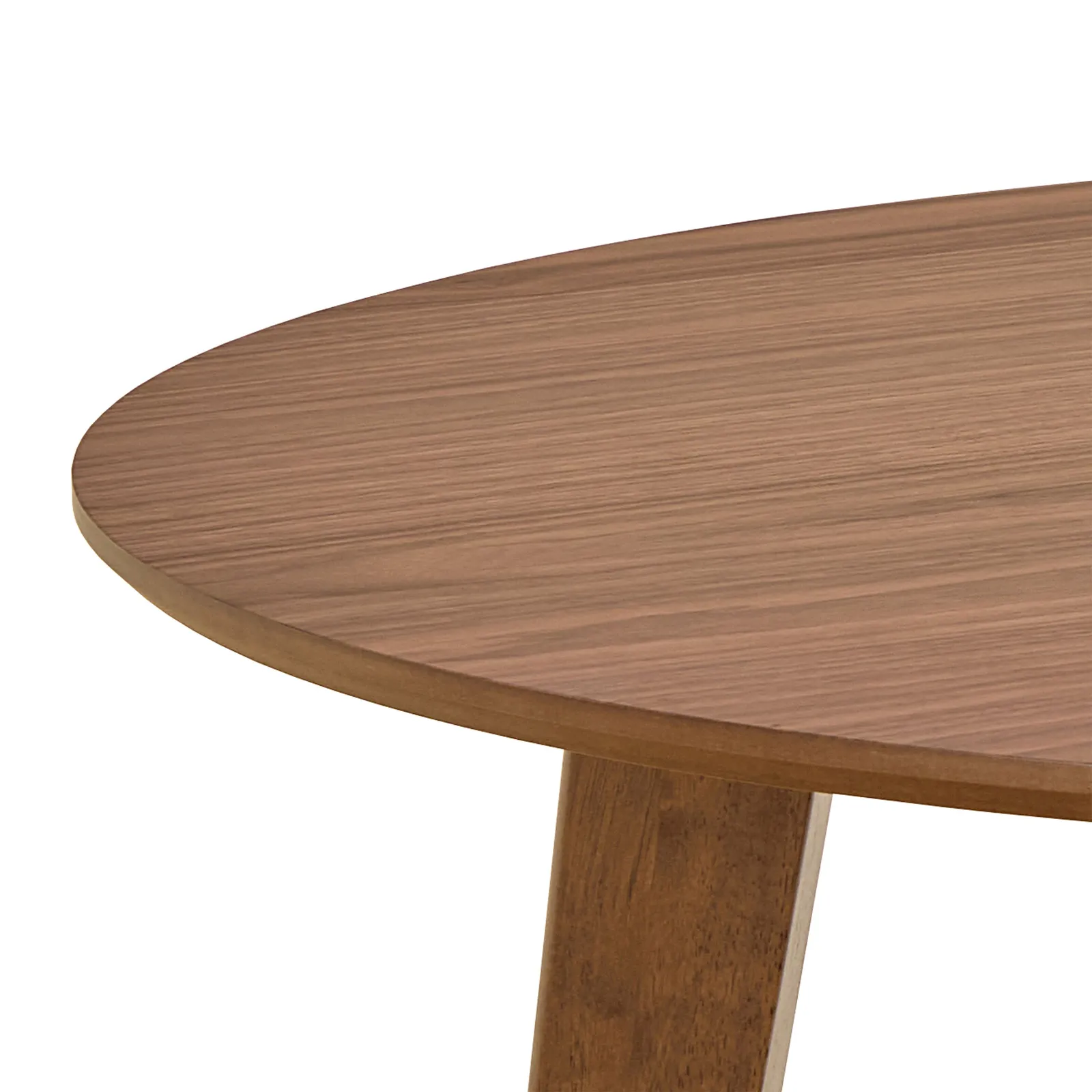 Furniture To Go Roxby Round Dining Table in Walnut 120x76cm 4