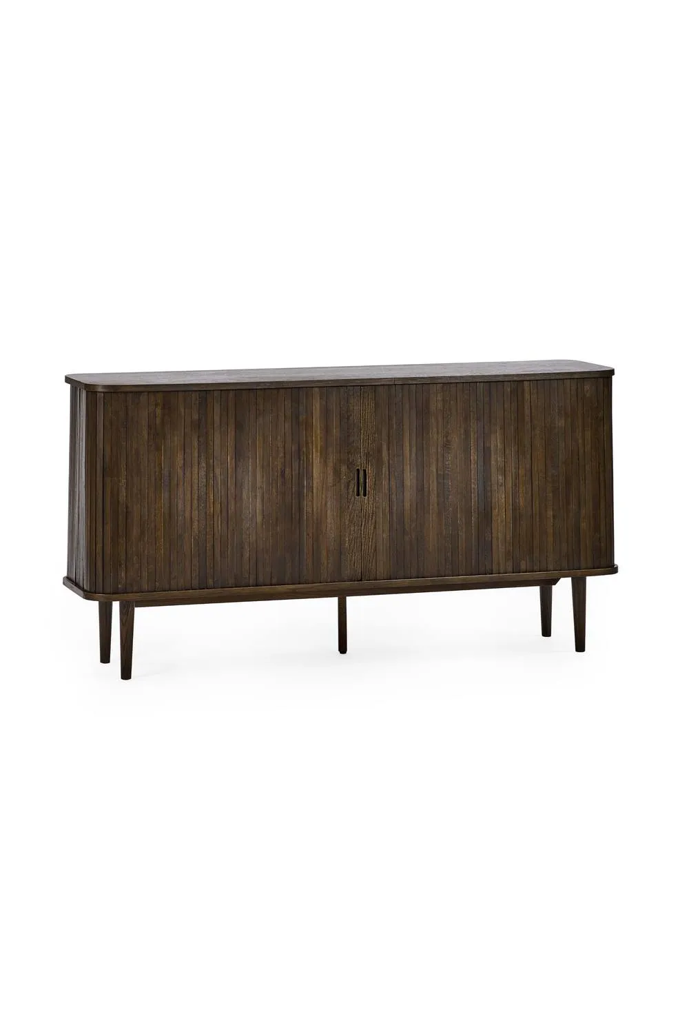 Julian Bowen Arya Wide Sideboard with Sliding Door Storage in Dark Brown 3