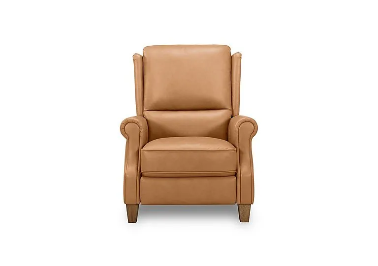Carrick Leather Power Recliner Wing Chair - Sofas and Armchairs