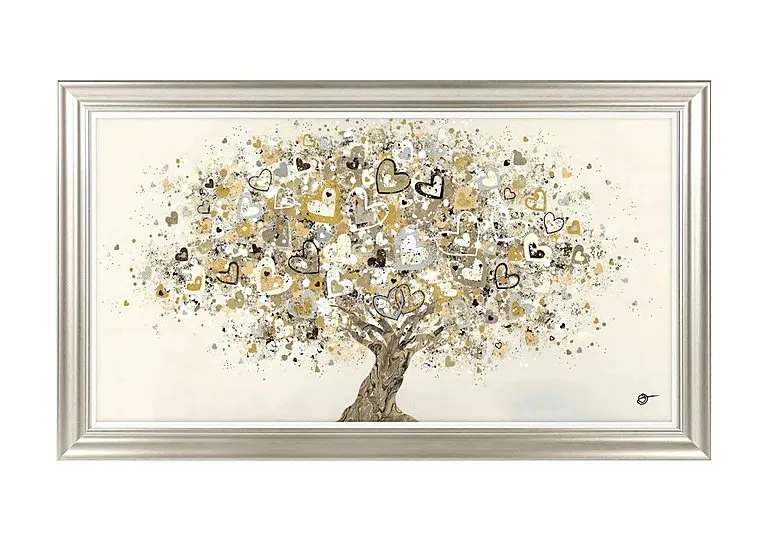 Heart of Gold Framed Art