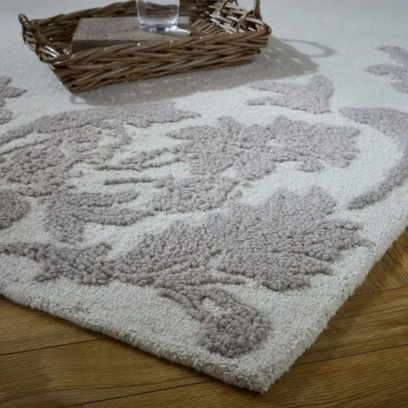 Churchgate Mowsley Floral Wool Border Rug 3