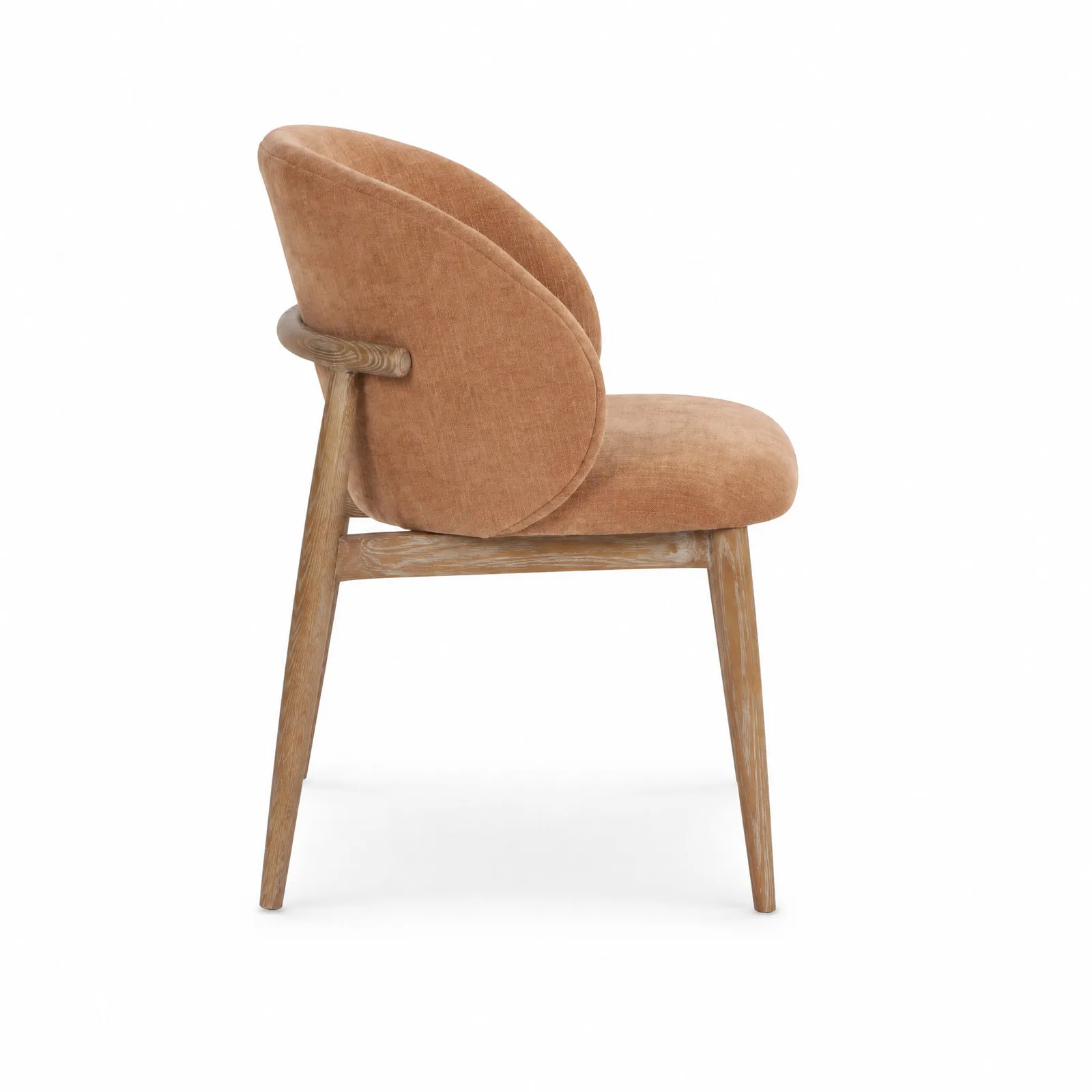 Erith Dining Chair, Orange Fabric | Barker & Stonehouse 4